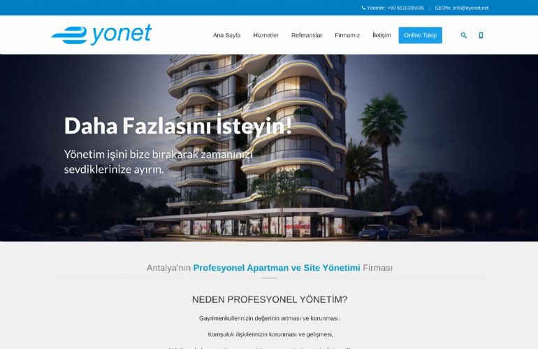 Konyaaltı Yönetim’in web sitesi de HeyOo'dan!